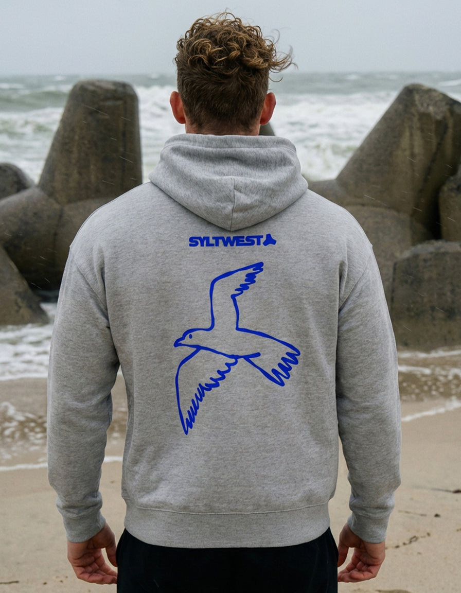 Flying Gull Relaxed Hoodie