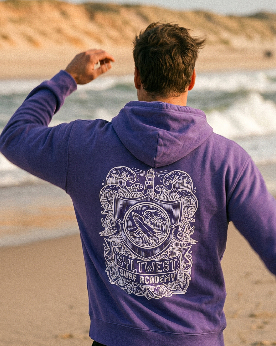 Surf Academy Hoodie Medium Fit