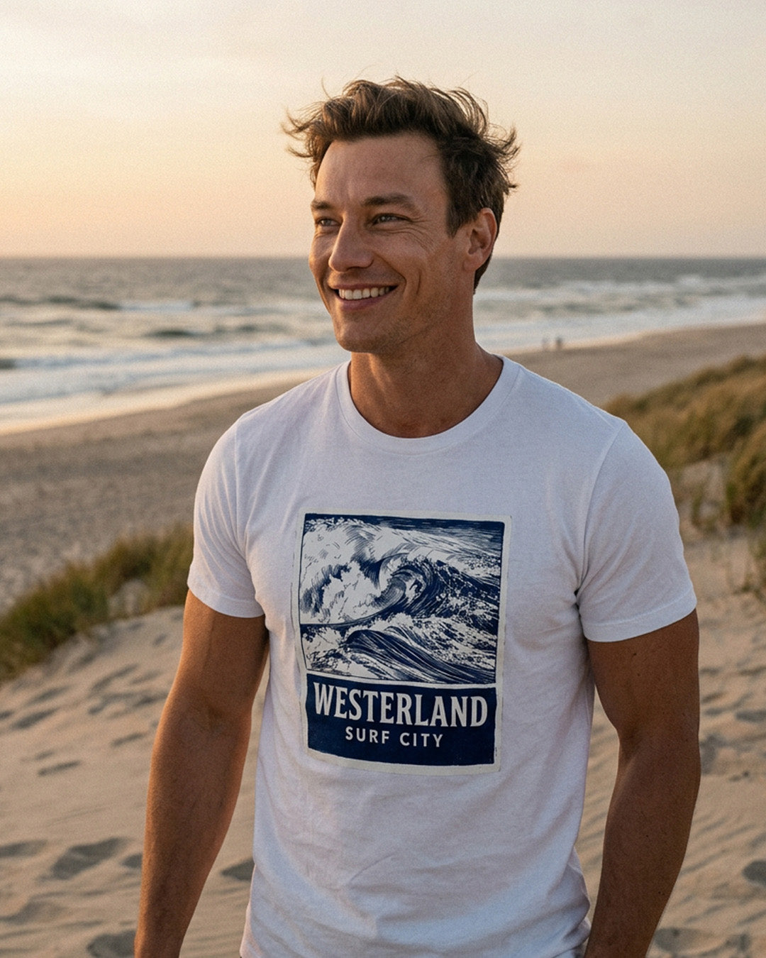Westerland Surf City Medium Fit T-Shirt